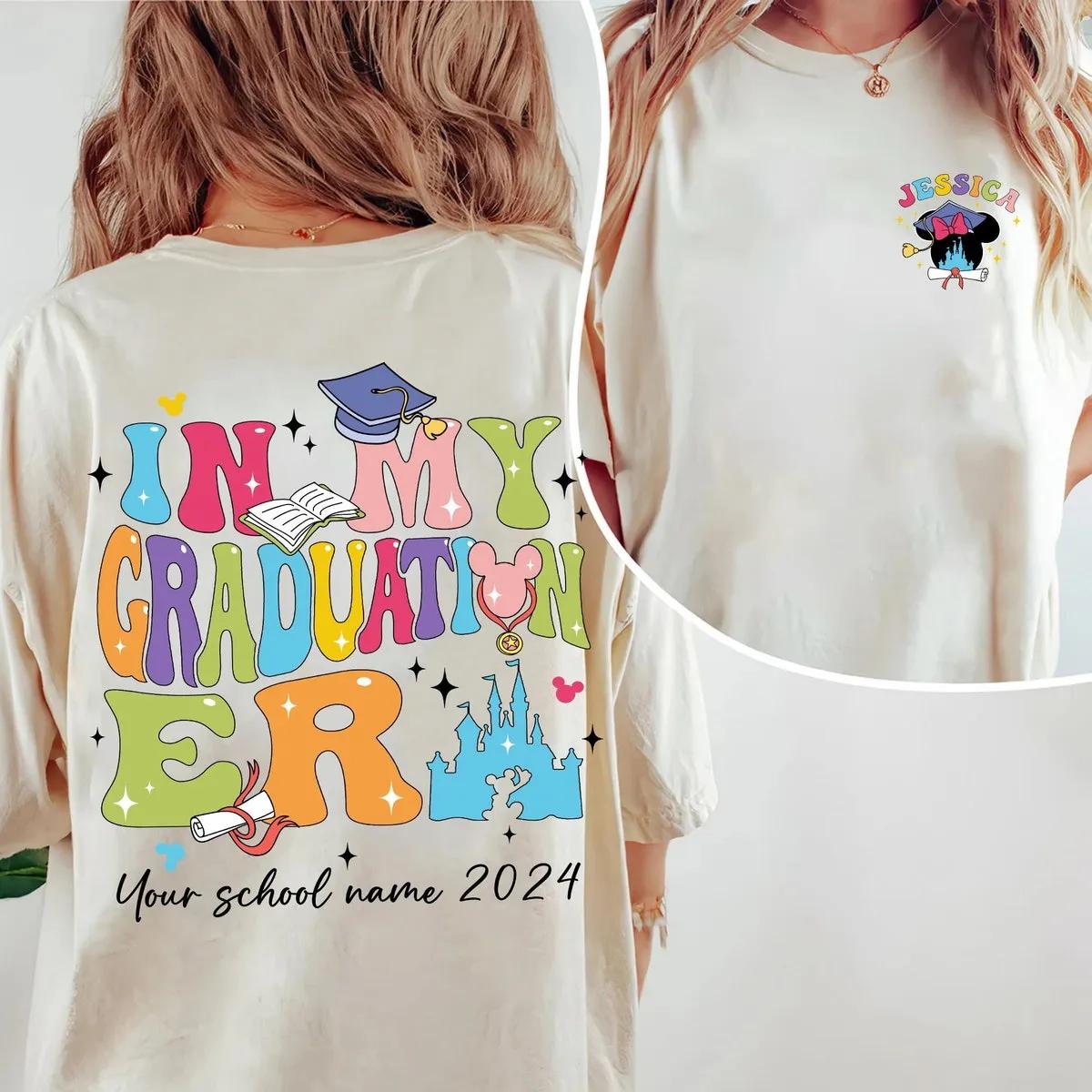 Custom Name And School In My Graduation Era Shirt 1