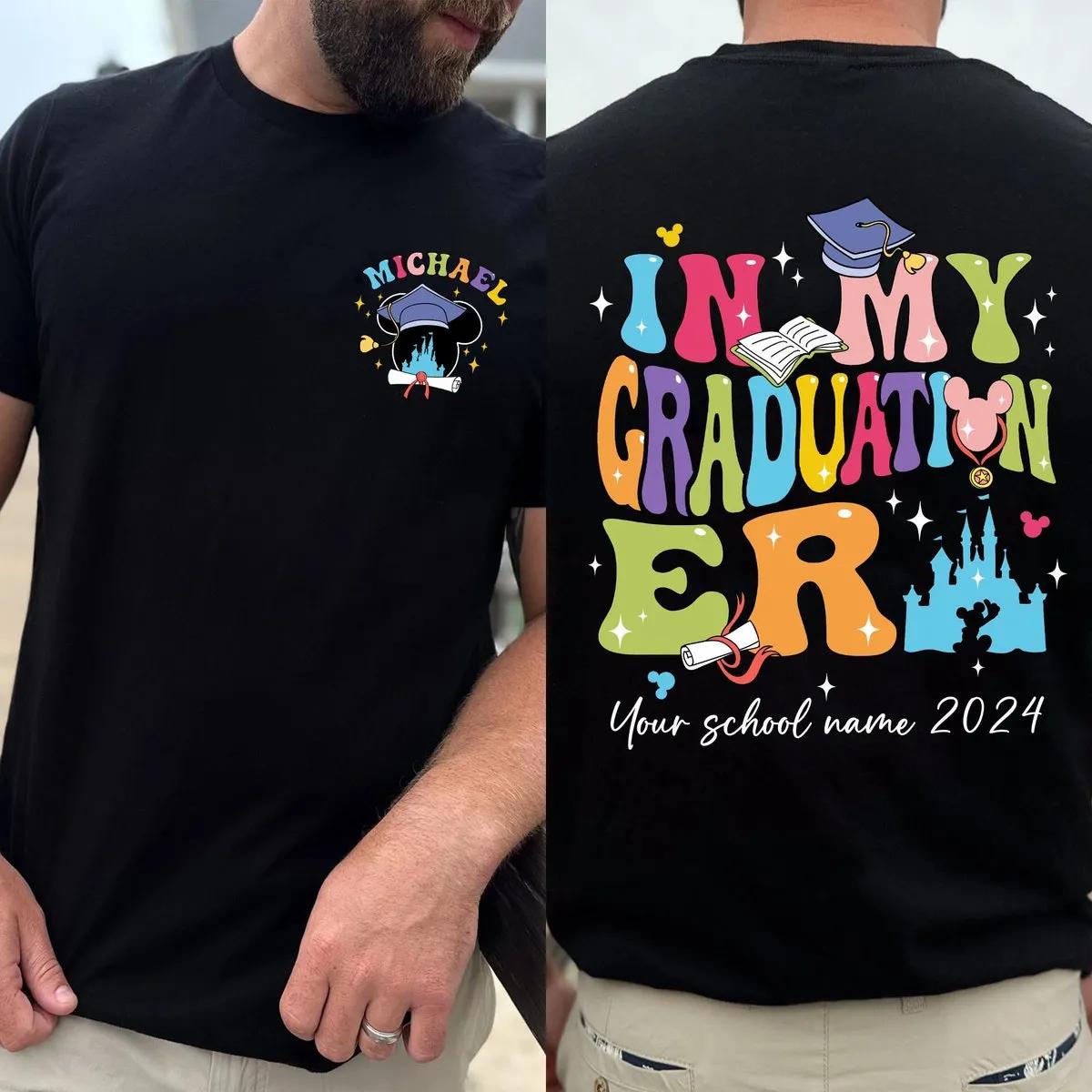 Custom Name And School In My Graduation Era Shirt 2