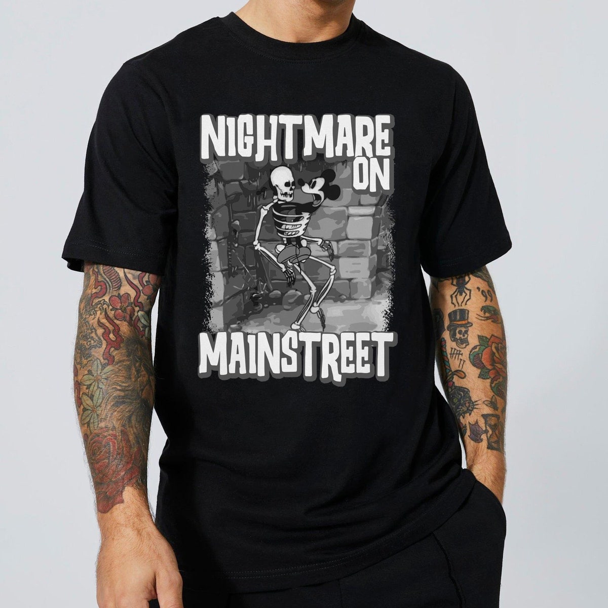 Nightmare On Mainstreet Mickey The Haunted House 1929 Halloween Shirt 2 1