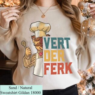Vert Der Ferk Swedish Chef Shirt Disney The Muppet Christmas Carol Show Tee 1