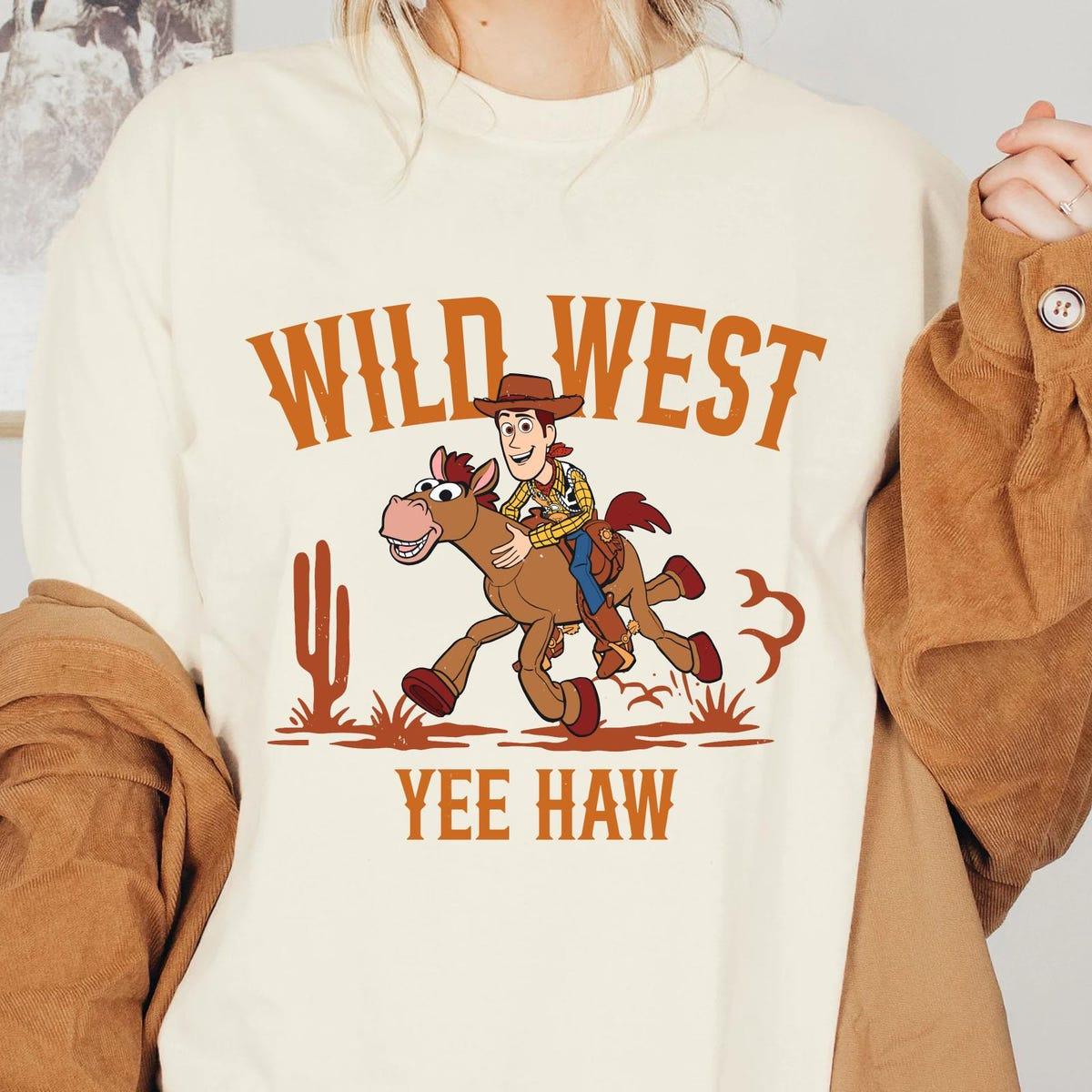 Woody Cowboy And Bullseye Wild West Yee Haw Toy Story Shirt 1