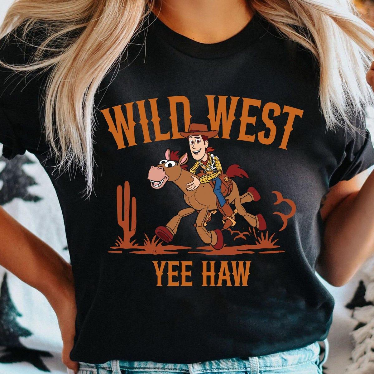 Woody Cowboy And Bullseye Wild West Yee Haw Toy Story Shirt 5